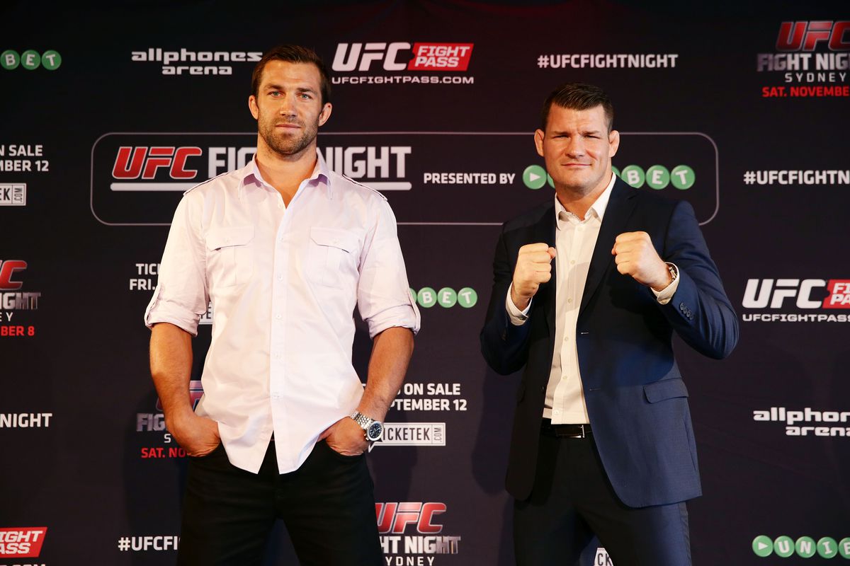 Luke Rockhold battles Michael Bisping in the UFC Fight Night 55 main event Saturday.
