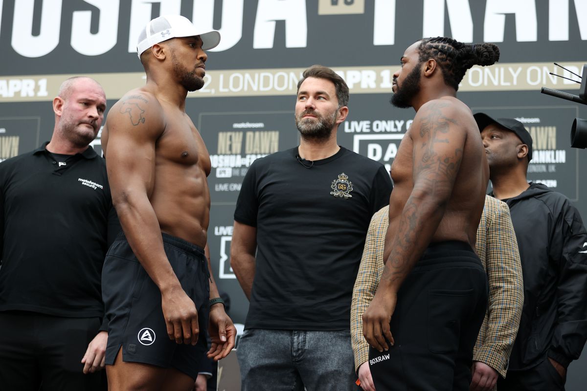 Anthony Joshua v Jermaine Franklin Weigh-In