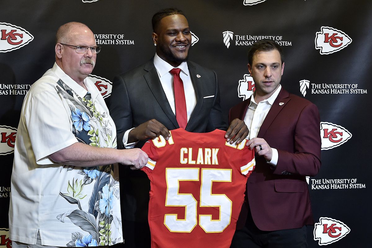 Kansas City Chiefs introduce Frank Clark