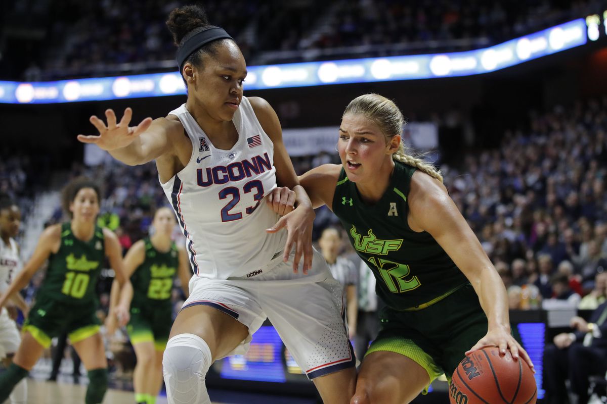 NCAA Womens Basketball: AAC Conference Tournament-USF vs Connecticut