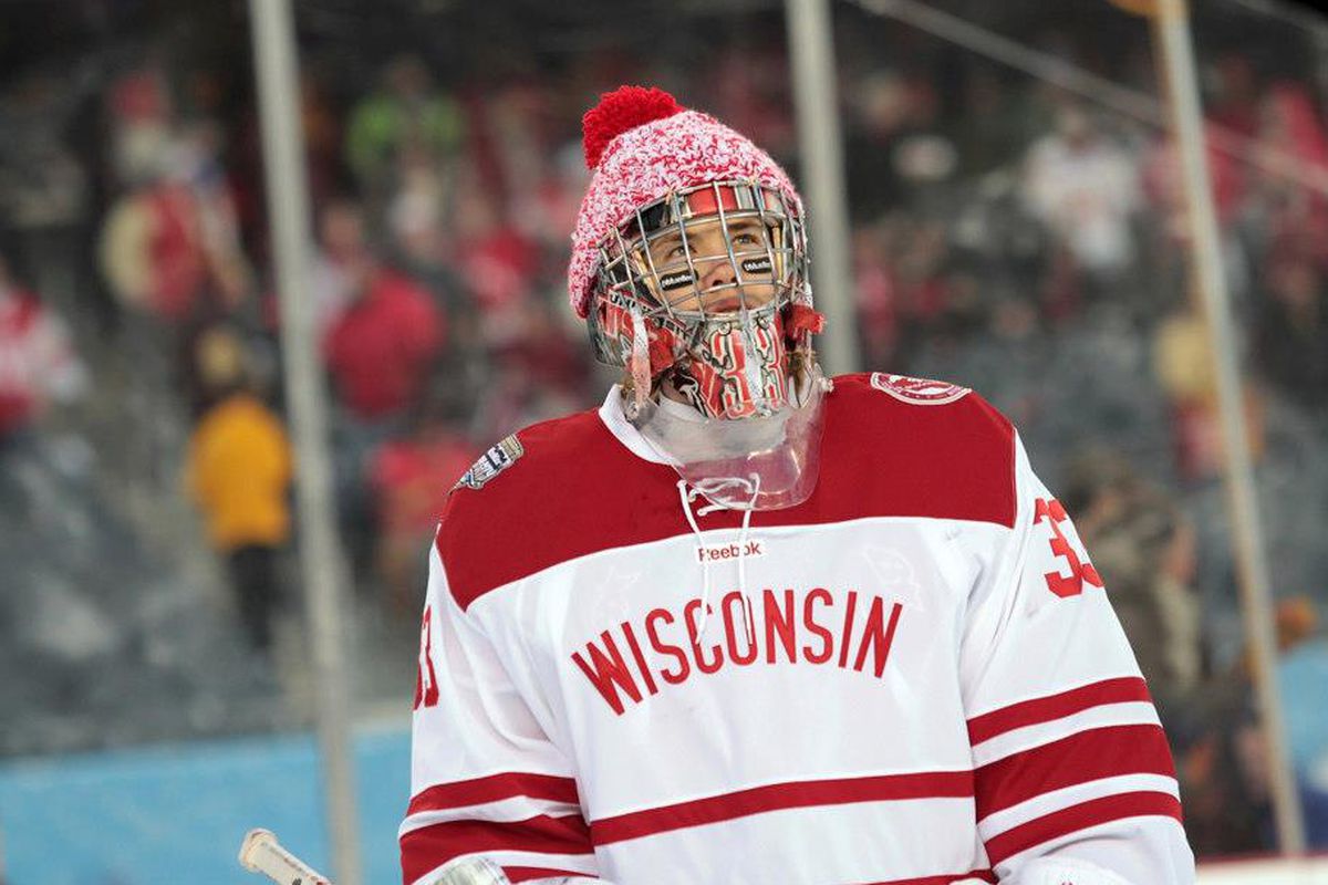 Joel Rumpel will play his final game at the Kohl Center Saturday night against Ohio State.