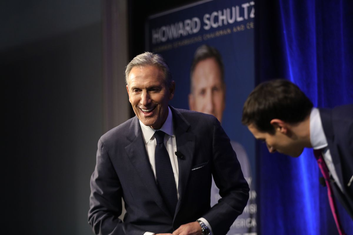Former Starbucks CEO Howard Schultz Discusses His New Book In NYC