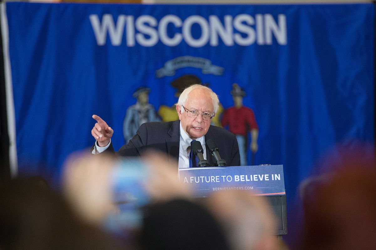 Bernie Sanders Holds Campaign Rally In Milwaukee Before State Primary