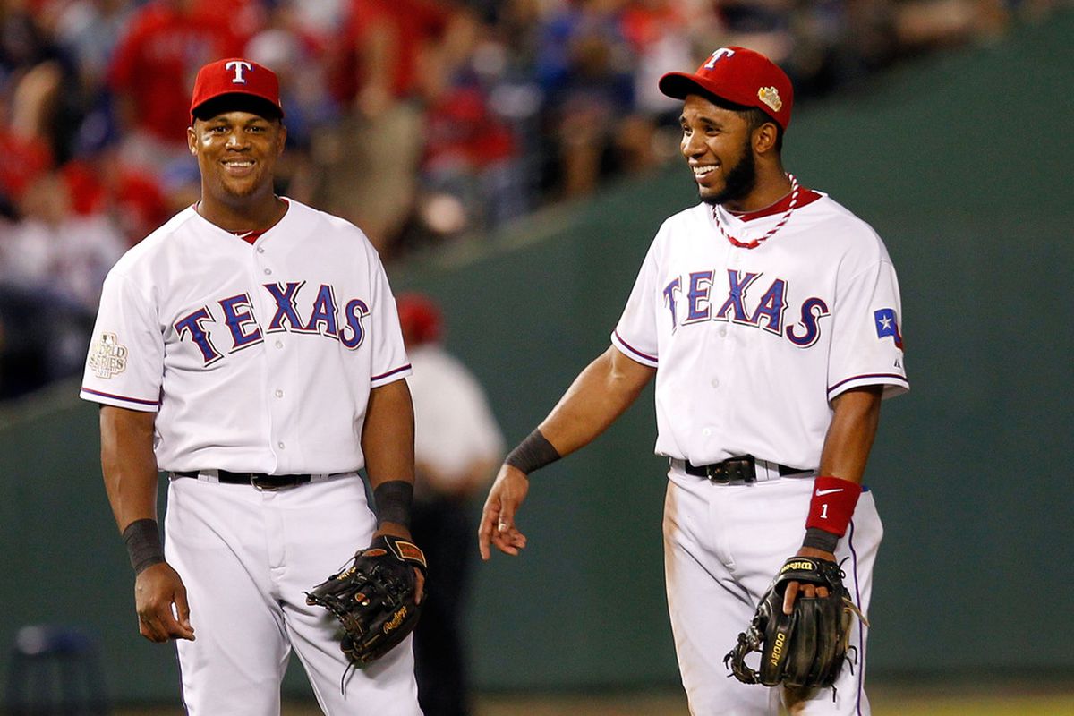 There's no Anna Benson photo in the database, so here are Elvis and Beltre