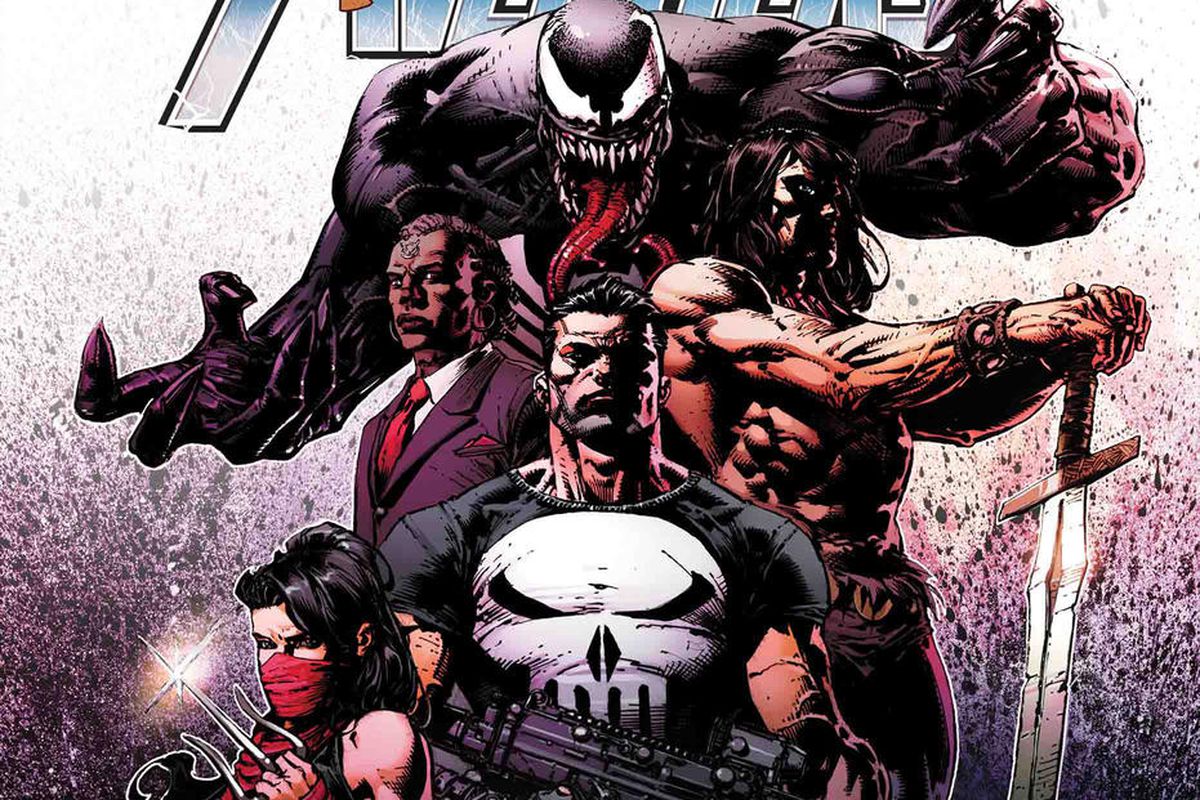 The cover of Savage Avengers #1, Marvel Comics (2019).