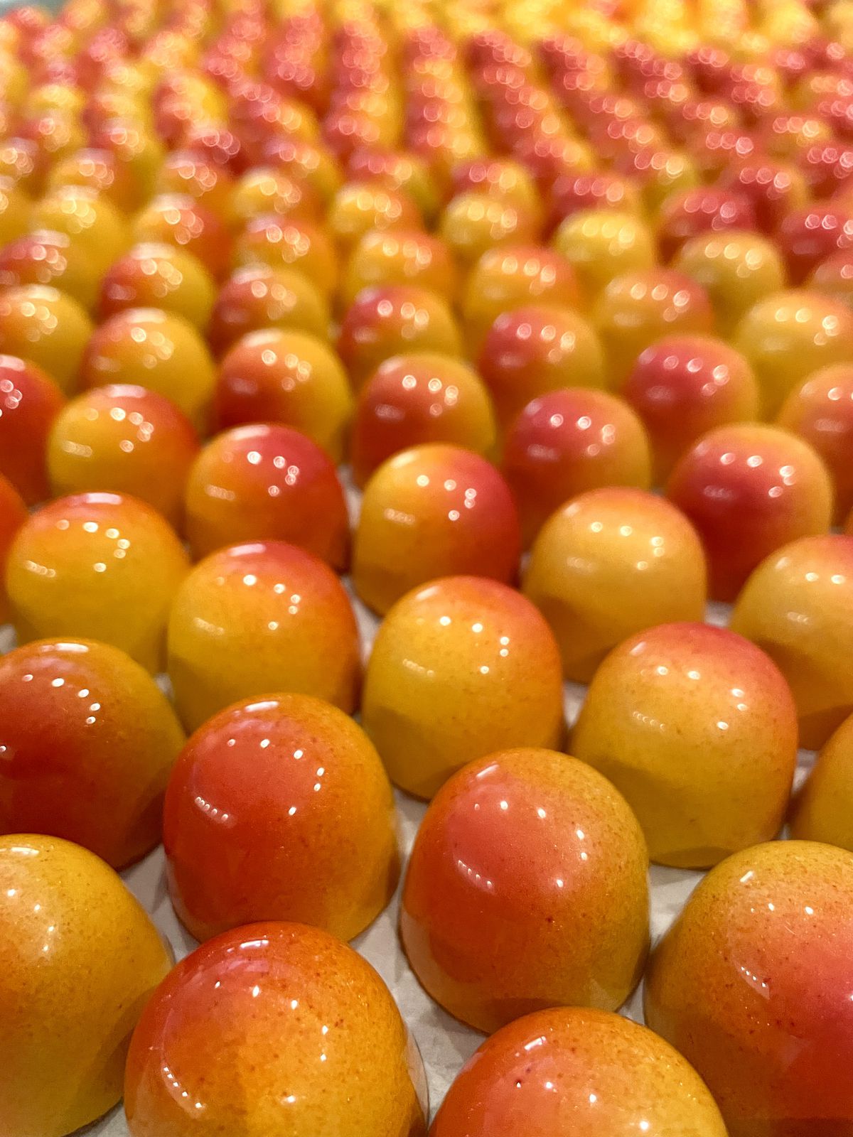 Peach bonbons from Misfit Confections.