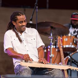 Kenny Neal performs at the Jay Pritzker Pavilion for the Chicago Blues Festival Sunday, June 10, 2018. | Erin Brown/Sun-Times