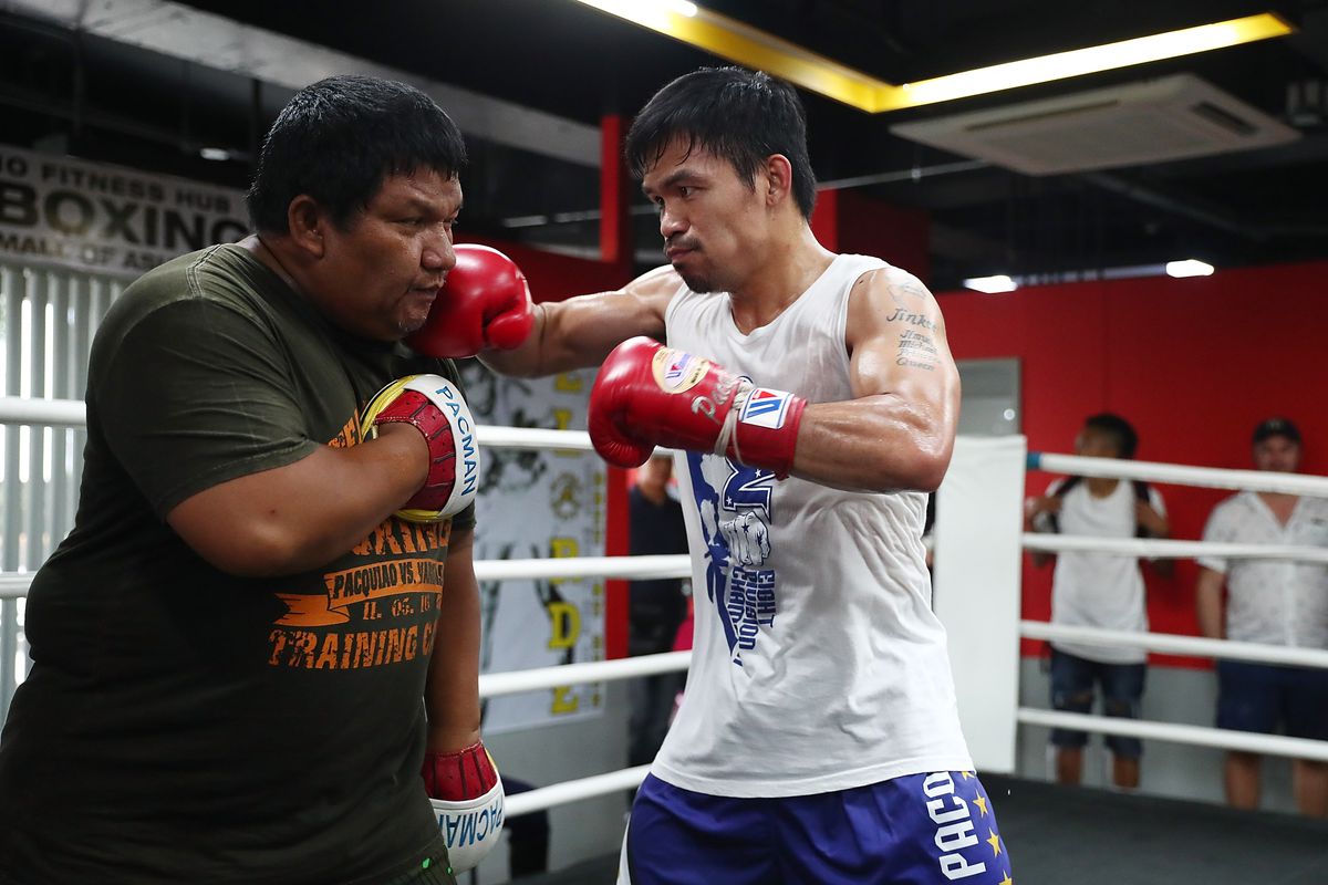 Manny Pacquiao Prepares For Fight Against Jeff Horn