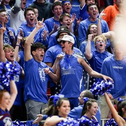 Fremont and Davis compete in the 6A boys basketball championship game at the Huntsman Center in Salt Lake City on Saturday, Feb. 29, 2020.
