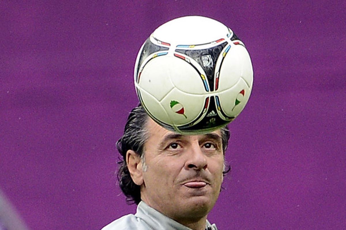Cesare Prandelli's head tumour is brought to you by adidas