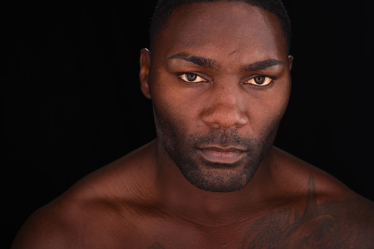 The late Anthony “Rumble” Johnson during a UFC photo session in May 2015. 