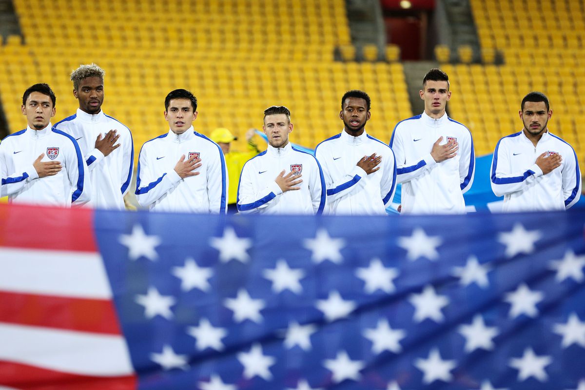 The U.S. U-20 team during the 2015 U-20 World Cup