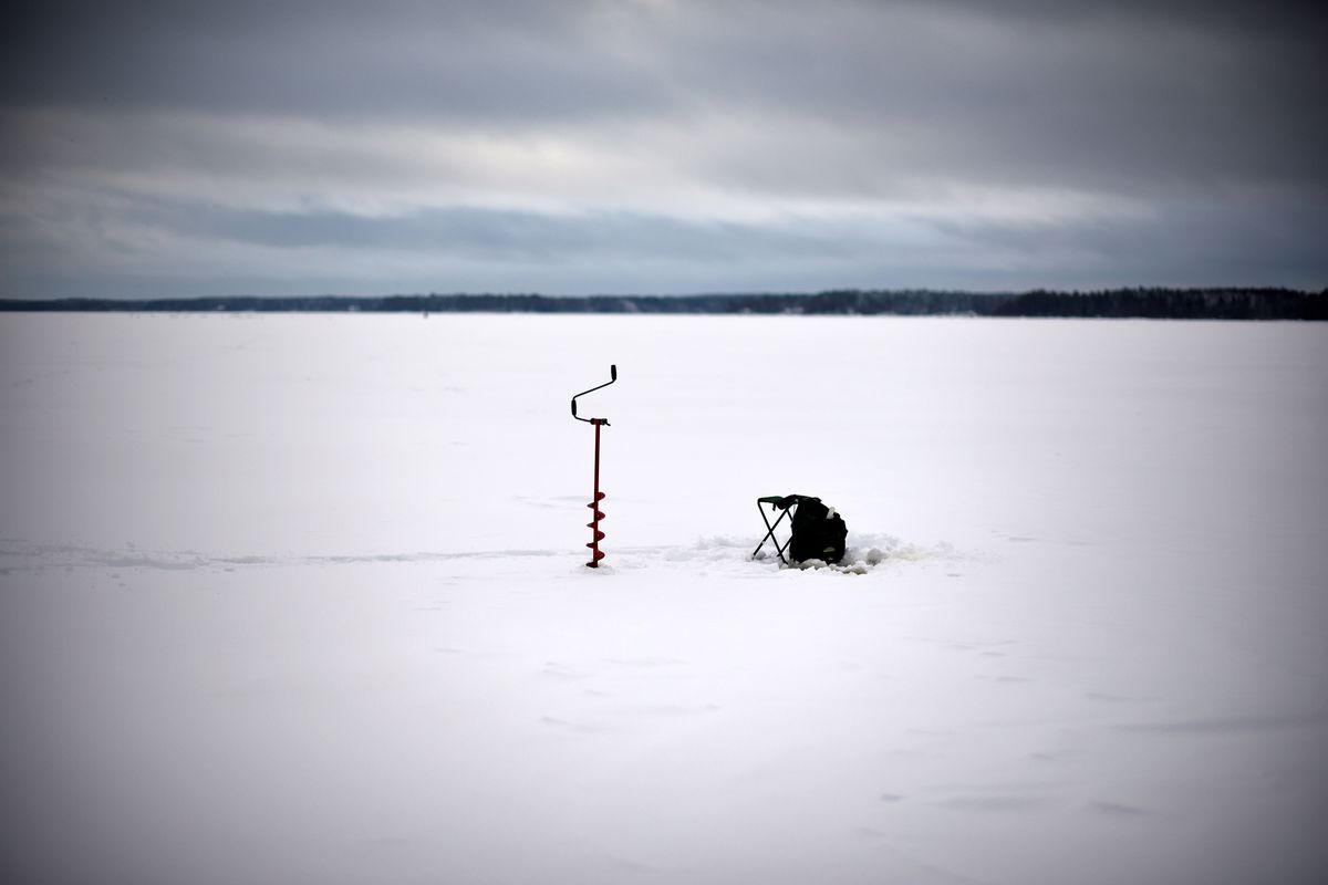 FINLAND-WINTER-ICE-FISHING