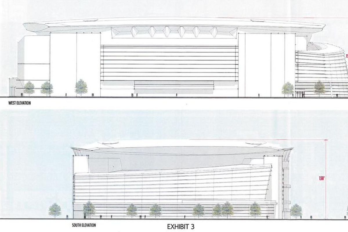 Proposed arena in Tukwila.