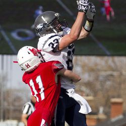 Duchesne and Kanab face off during the UHSAA 1A state championship football game at Southern Utah University in Cedar City on Saturday, Nov. 12, 2016. Duchesne took the title over Kanab with its 19-17 victory.
