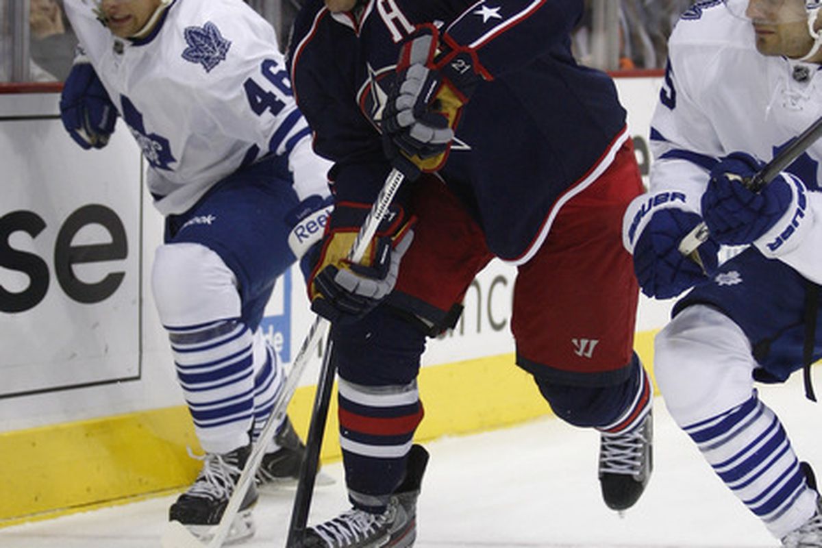 A special game between Columbus & Toronto is the first cancellation of the 2012 NHL pre-season.