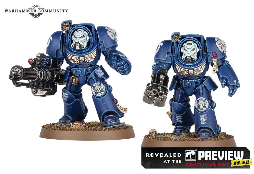 Two terminator space marines.
