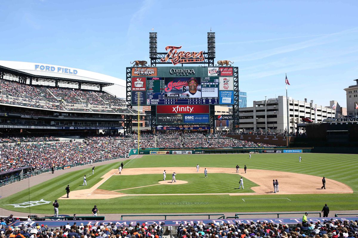 MLB: Cleveland Indians at Detroit Tigers
