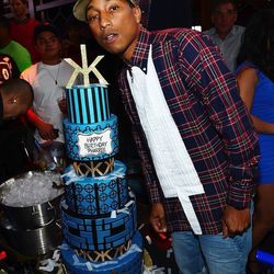 Pharrell Williams celebrates his birthday at Hakkasan. Photo: Denise Truscello/WireImage