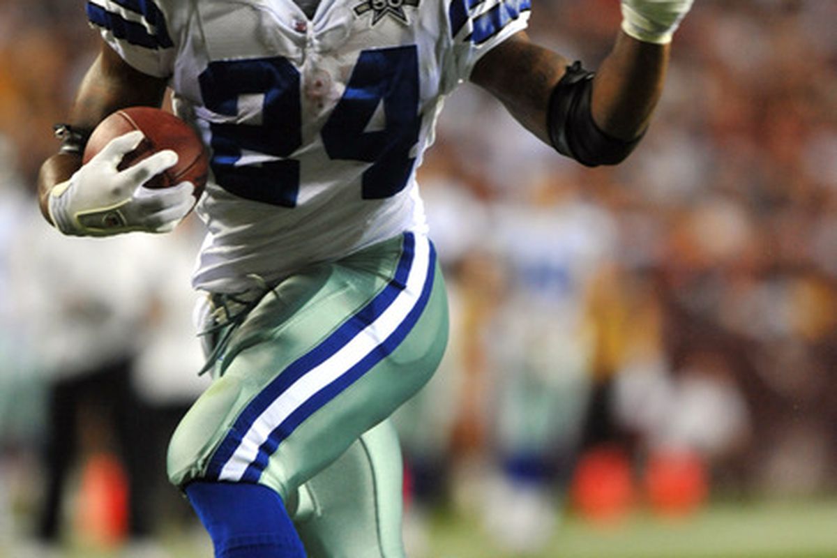Marion Barber. One of the reasons the Cowboys are a unanimous pick this weekend.