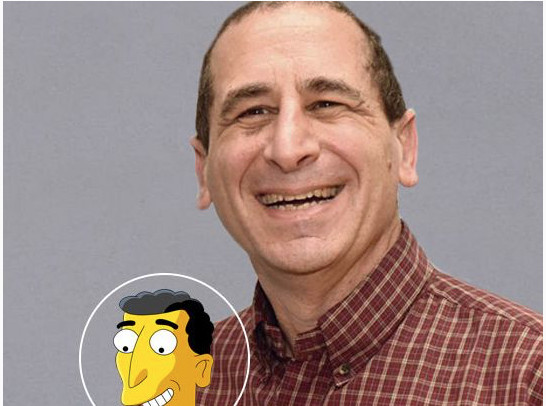 Author Mike Reiss and his cartoon doppelganger. | Provided photo