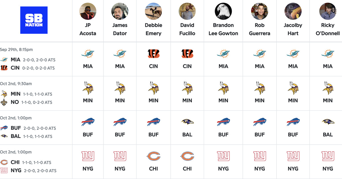 NFL Week 4 picks, odds, schedule, live stream: Expert selections, best  bets, teasers, survivor picks and more 