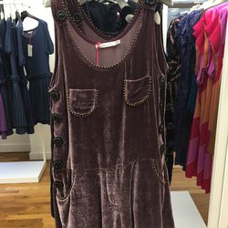 Velvet dress, $230