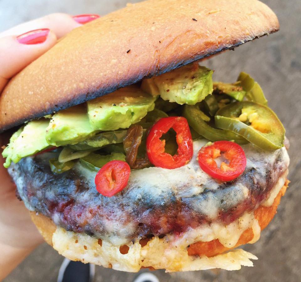 Betsy’s veggie burger at 24 Diner