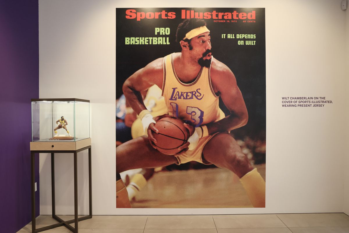 Sotheby’s LA Hosts Press Preview For Wilt Chamberlain’s 1972 NBA Finals Jersey From 1st Ever Championship For Los Angeles Lakers
