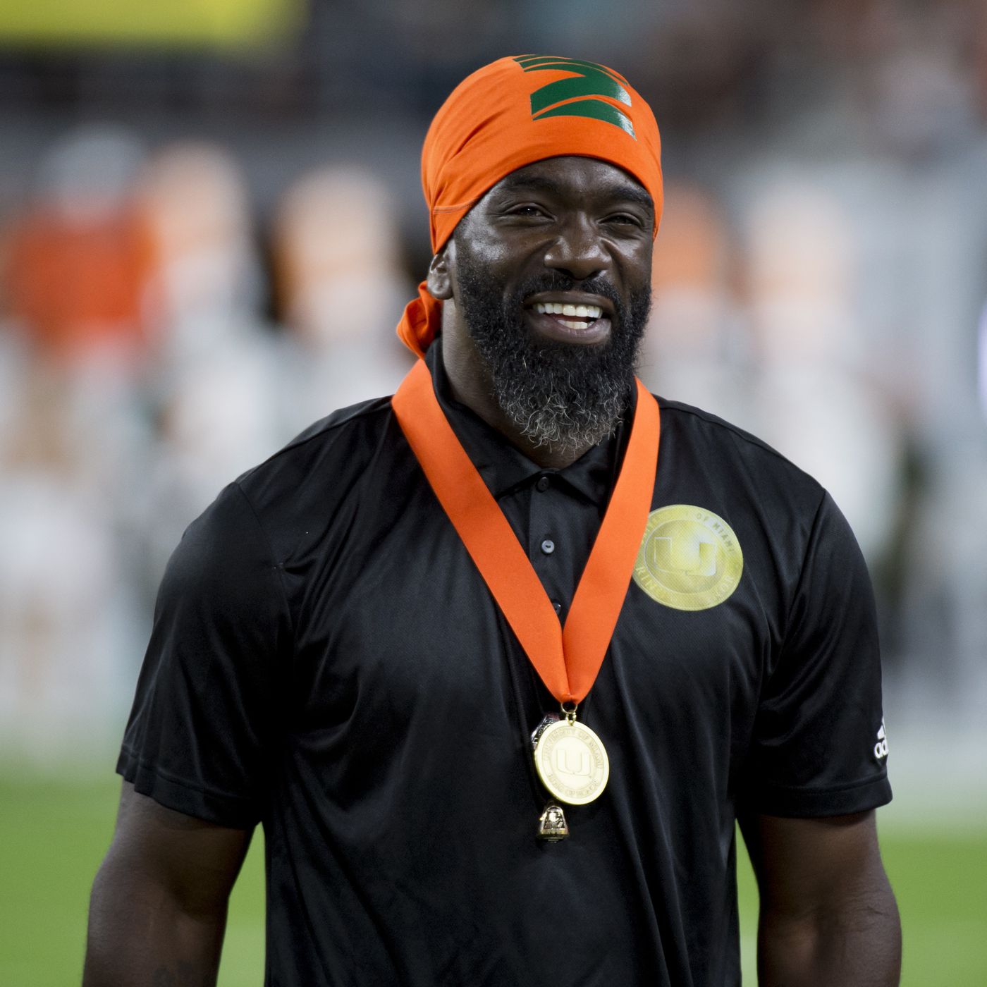 Boom! Ed Reed drops the Hit Stick on Canes Football. - State of The U