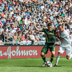 August 4, 2019 - Saint Paul, Minnesota, United States - An MLS match between Minnesota United FC and The Portland Timbers at Allianz Field. (Tim C McLaughlin)