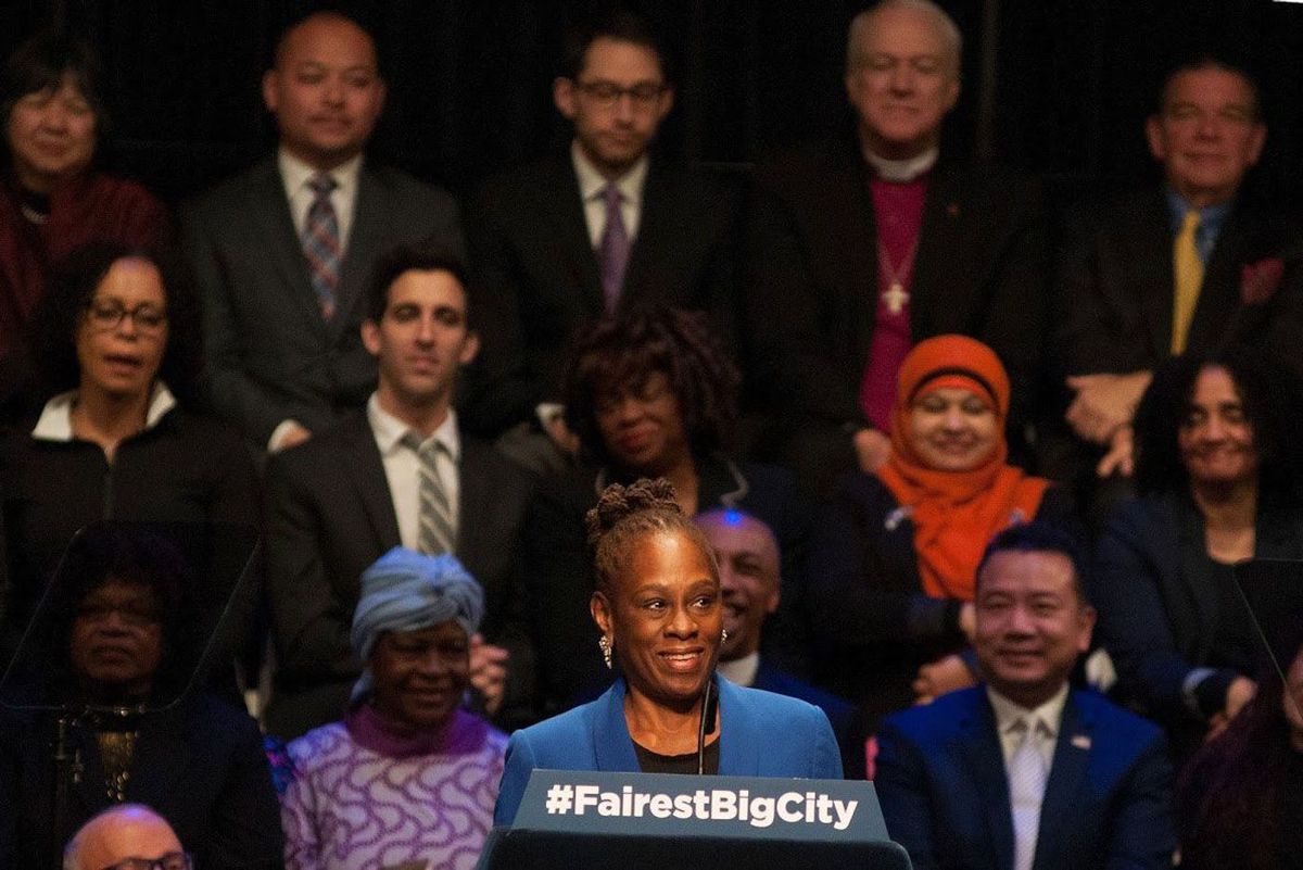 Chirlane McCray at de Blasio's State of the City address in January.