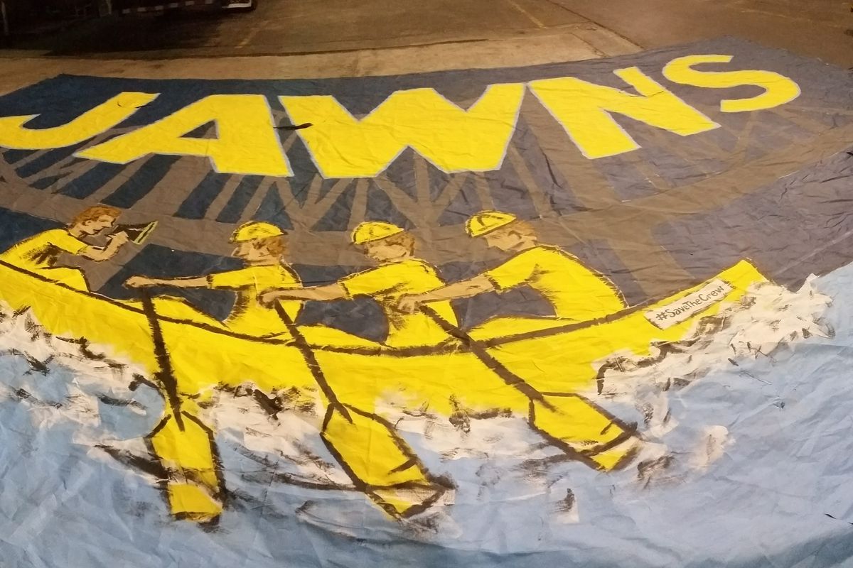 “Jawns” tifo for the Philadelphia Union match against the Columbus Crew