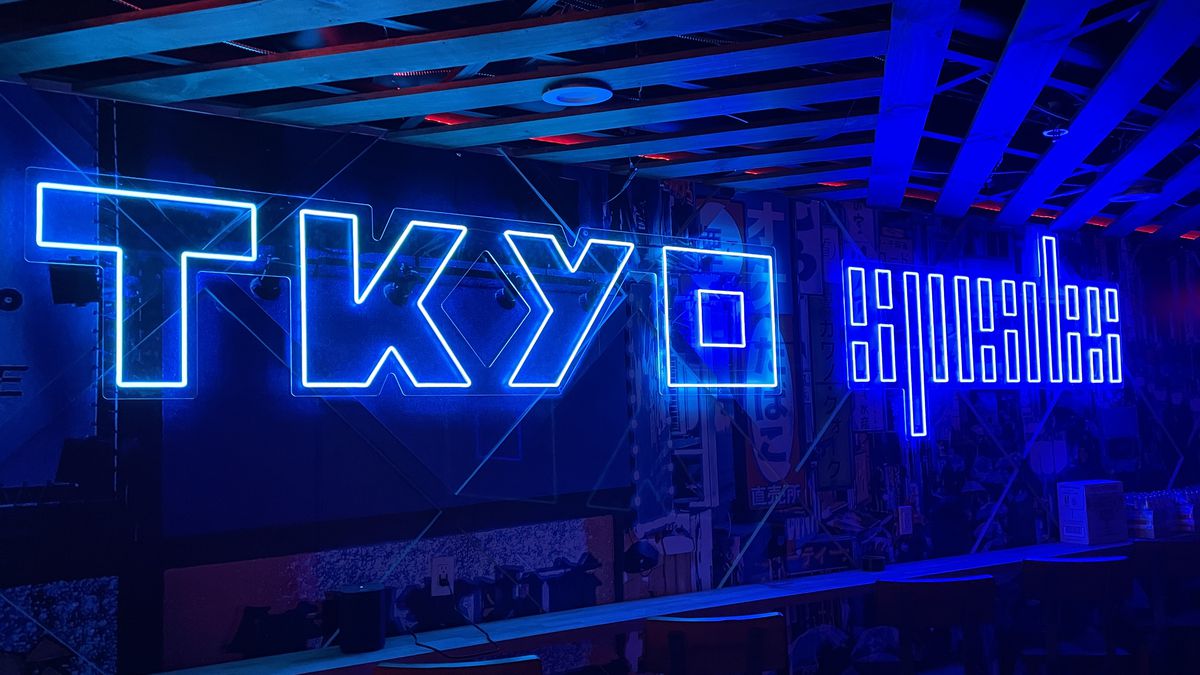 TKYO Speaks bar neon lights