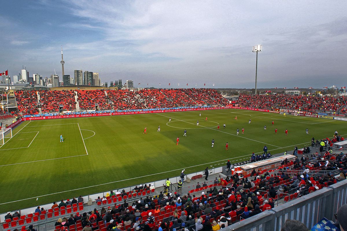 Sadly, this was one of the better crowds of the MLS season for TFC
