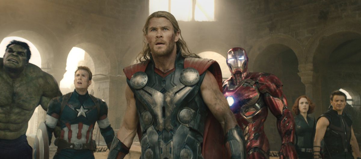 The cast of Avengers: Age of Ultron isn't exactly teeming with women.	