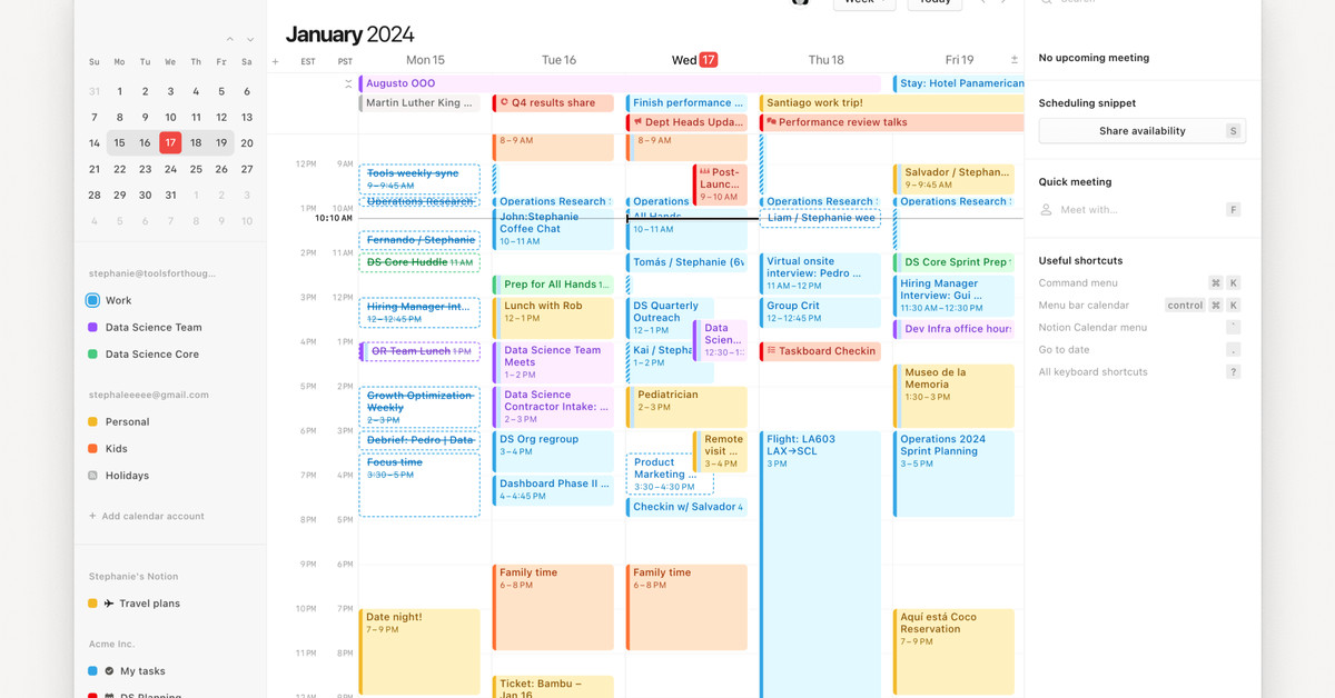 Notion Calendar: A new app to keep your agenda organized