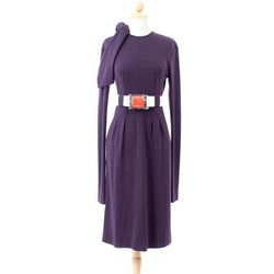 Chanel jersey dress with belt, $1,045