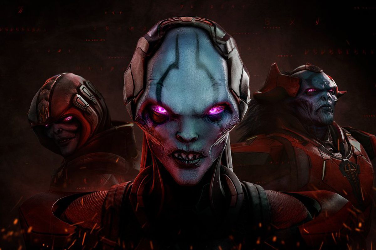 XCOM 2: War of the Chosen art - three aliens