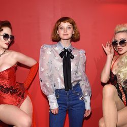 Singer Kacy Hill takes on one of the season's biggest trends: embellished denim.