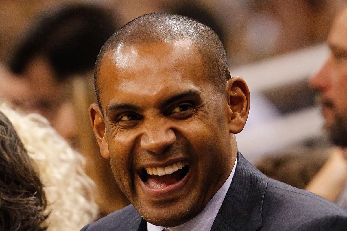 Grant Hill was inducted to the College Basketball Hall Of Fame Sunday. 