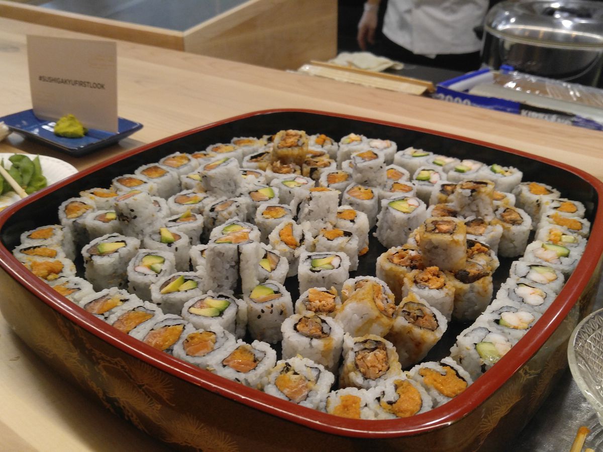 An assortment of Ota’s sushi.