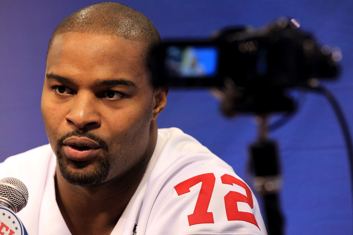 What is Osi Umenyiora's future with the New York Giants?  (Photo by Scott Halleran/Getty Images)