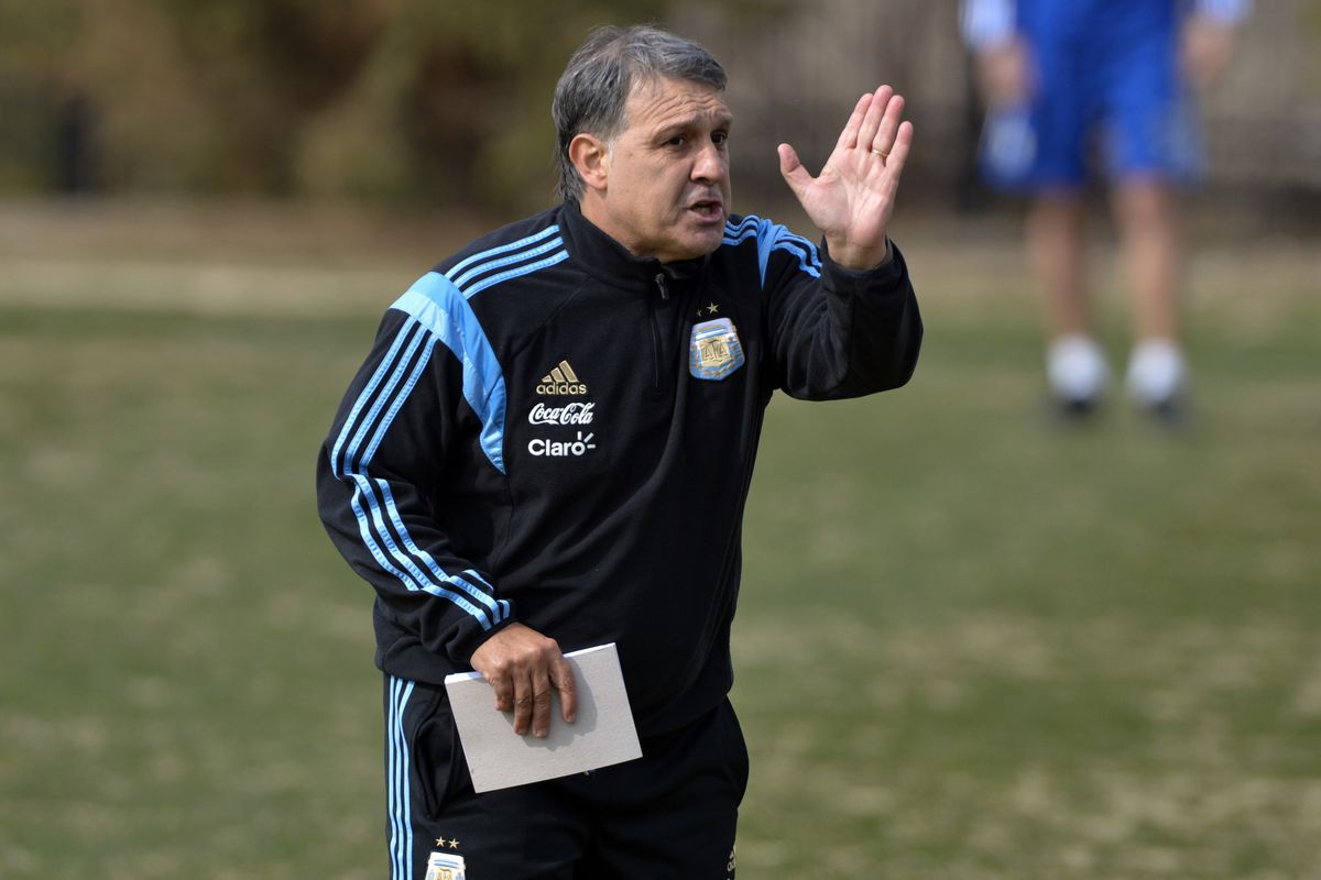 Soccer: Argentina National Team practice