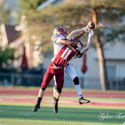 Austin Johnson (11); Viewmont; Northridge at Viewmont; Utah High School Football; Bountiful, Utah; August 18, 2017; Photo: Tyler Tate/Tyler Tate Images