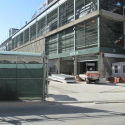 Gate D. Ron Santo will soon be back in place. This figures to be the last year for both Billy and Ron in this corner, as a new building is scheduled to rise here next offseason
