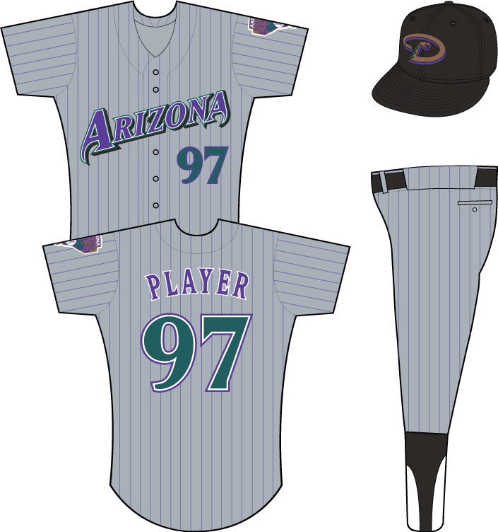 arizona diamondbacks 2001 uniforms