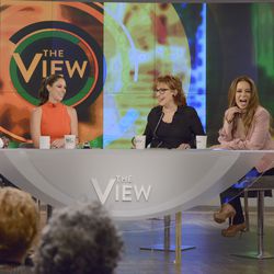 Co-hosts, from left, Whoopi Goldberg, Abby Huntsman, Joy Behar and Sunny Hostin visit on Wednesday, September 12, 2018, on ABC's "The View."
