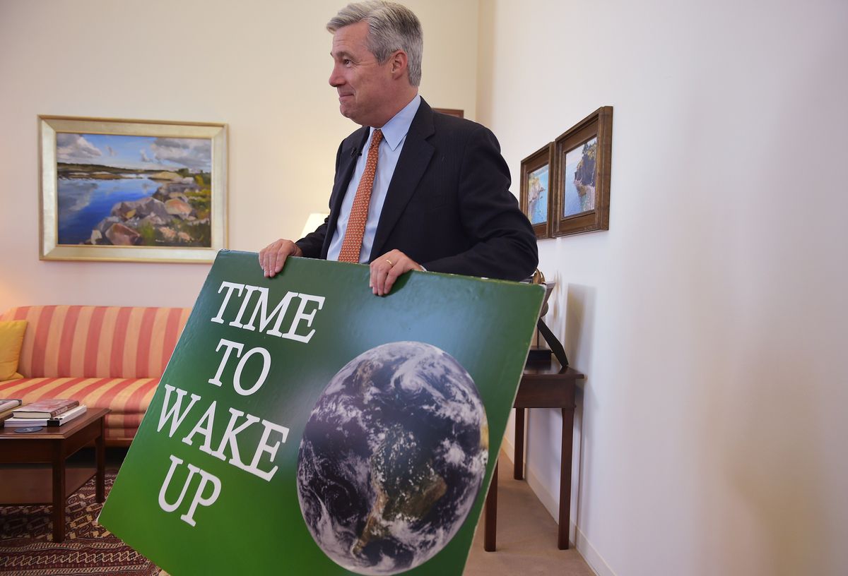 This is Sheldon Whitehouse. He'd like to tax carbon. (Mandel Ngan/AFP/Getty Images)