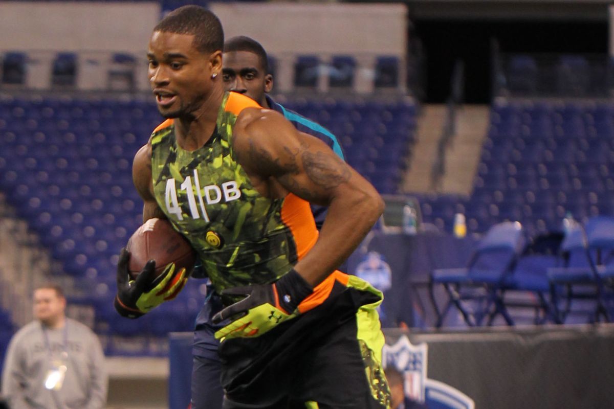 Slay shocked many at the combine today, registering the fastest 40 time among the DB group